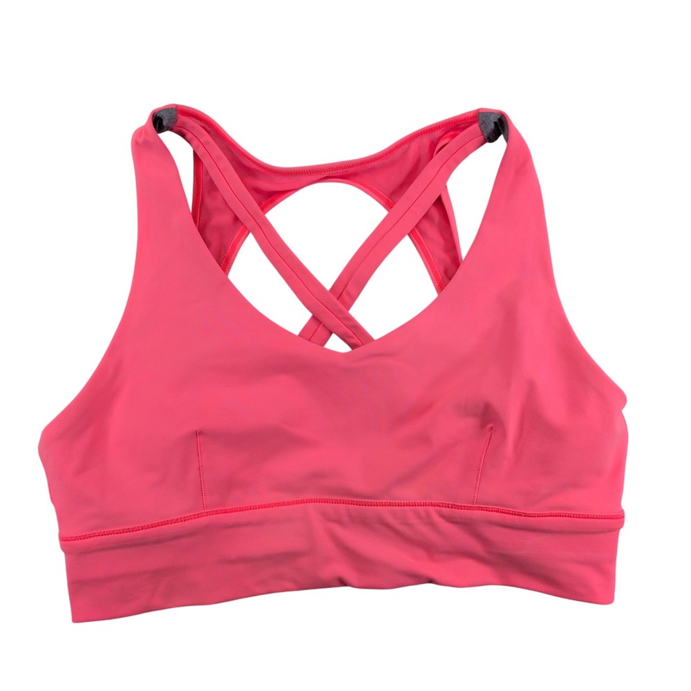 Born‎ Primitive Women Pink Strappy Criss Cross Sports Bra XXL Activewear Gym